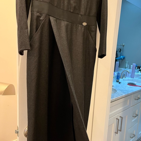 Chanel Wool Grey Dress GORGEOUS SZ 36 XS-S - Picture 2 of 6